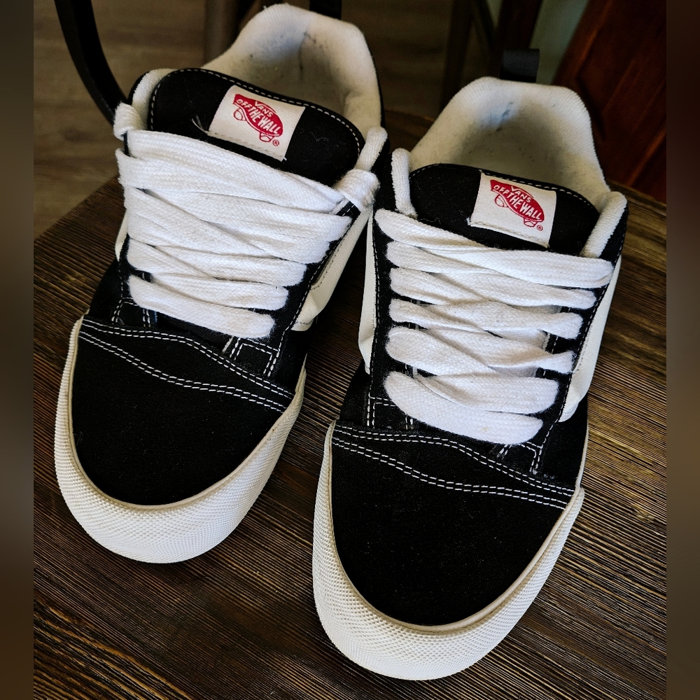 Vans Black and White Old Skool Sneakers